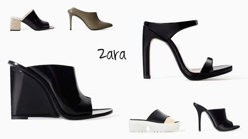 Sabot: le proposte di Zara - Fonte:  Zara