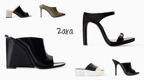 Sabot: le proposte di Zara - Fonte: Zara