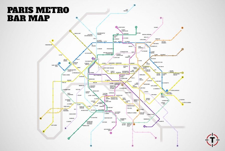 Carte-Paris-Metro-Bar