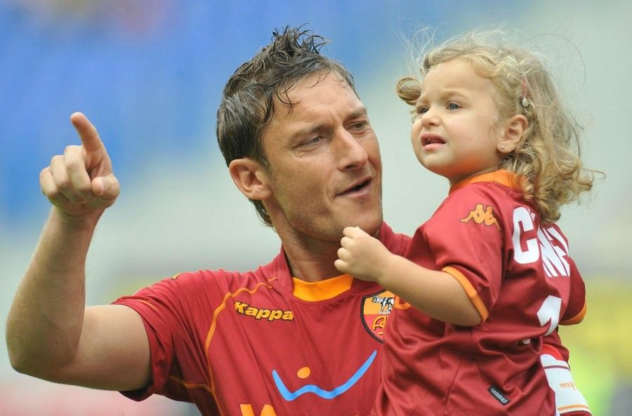 la piccola Chanel col suo papà