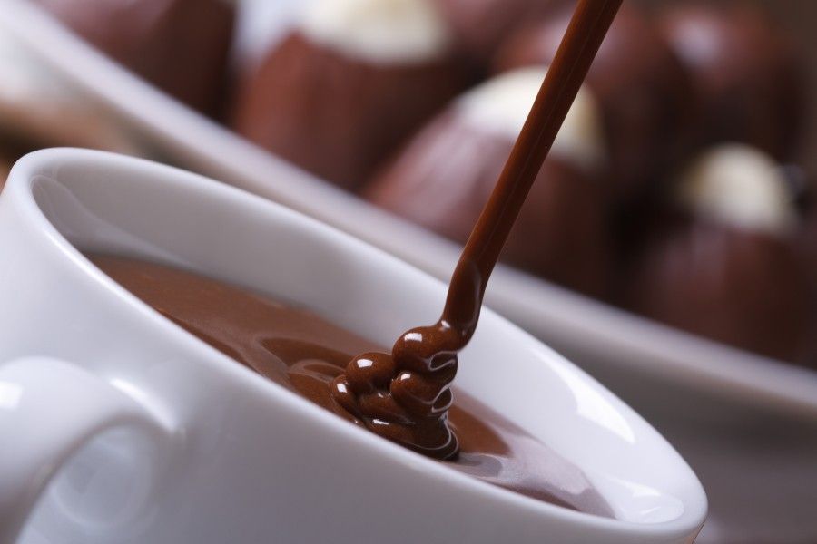 ...ma veramente c'è bisogno di una scusa per abbuffarsi di cioccolata calda?