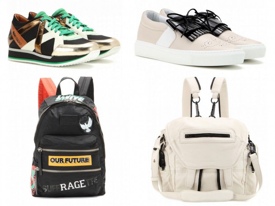 Sneakers di Jimmy Choo e Lavin, Zainetto di Marc by Marc Jacbos e Alexander Wang
