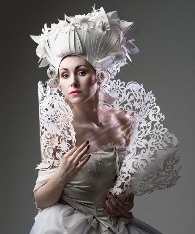 “Baroque paper wigs”