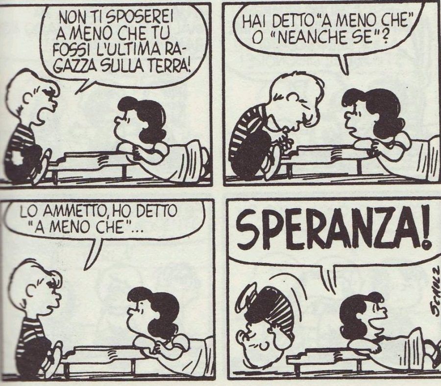 Lucy, la dimostrazione di una friendzonata che barcolla ma non molla