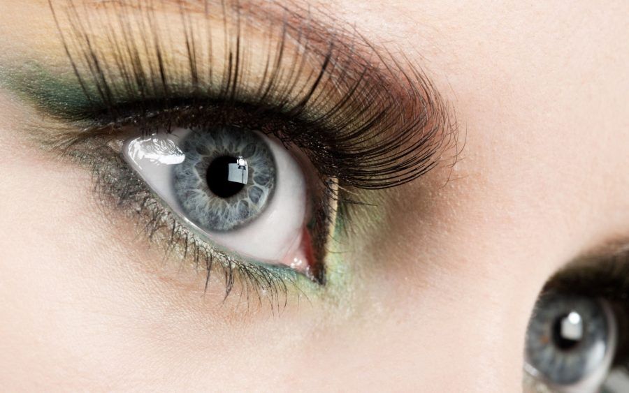 Occhi grigi make up