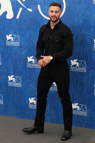Aaron Taylor Johnson al Photocall di Nocturnal Animals