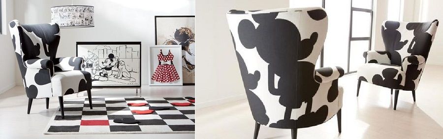 La linea di arredamento di Ethan Allen basata su Topolino