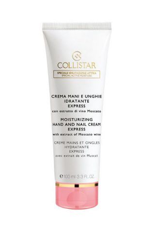 Crema Mani e Unghie Idratante Express di Collistar con estratto di vino Moscato del Piemonte