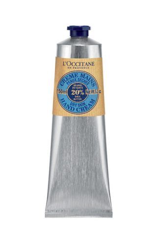 Crema mani karité di L'Occitane con burro di karitè, estratti di miele e olio di noce di cocco