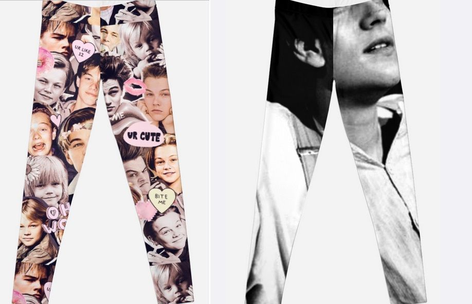 Leggings con il giovane Leonardo DiCaprio