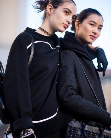 La modella Camille Hurel