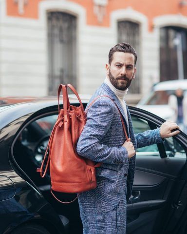 Matthew Zorpas in Trussardi
