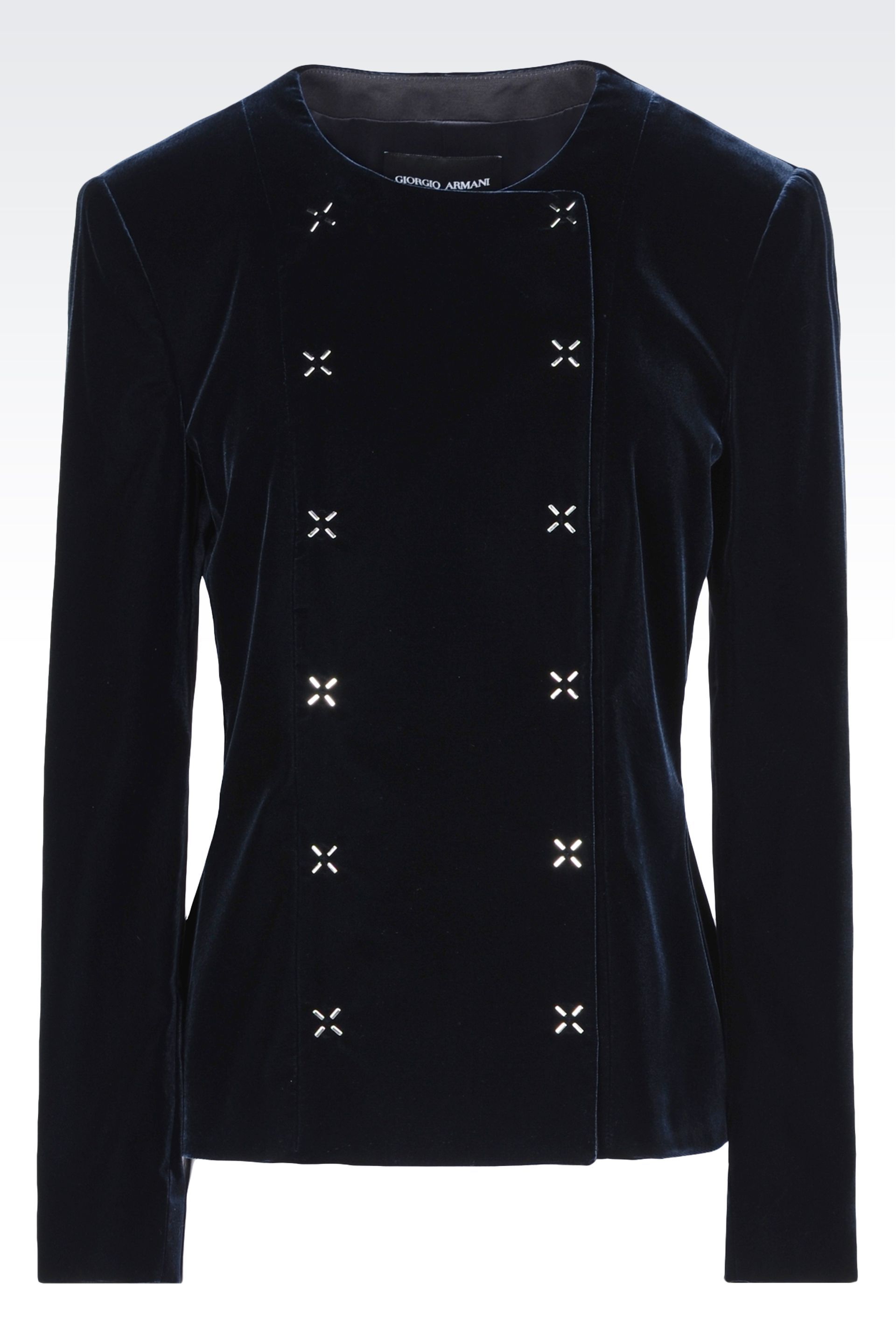 Giacca ricamata in velluto Giorgio Armani €2.200