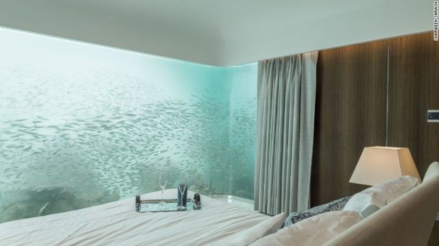 La camera da letto sottomarina