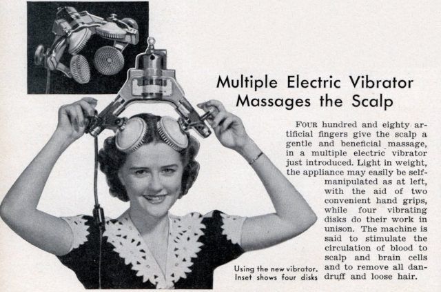 Multiple Electric Vibrator, il massaggiatore vibrante per la testa
