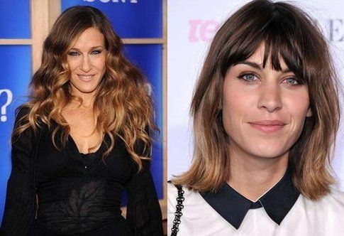 Sarah Jessica Parker e Alexa Chung ombre hair