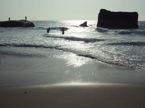 La spiaggia di Capbreton