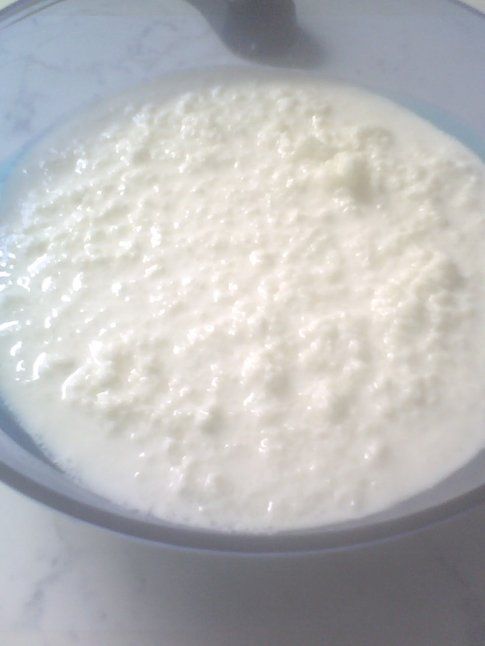 kefir di latte dopo la preparazione