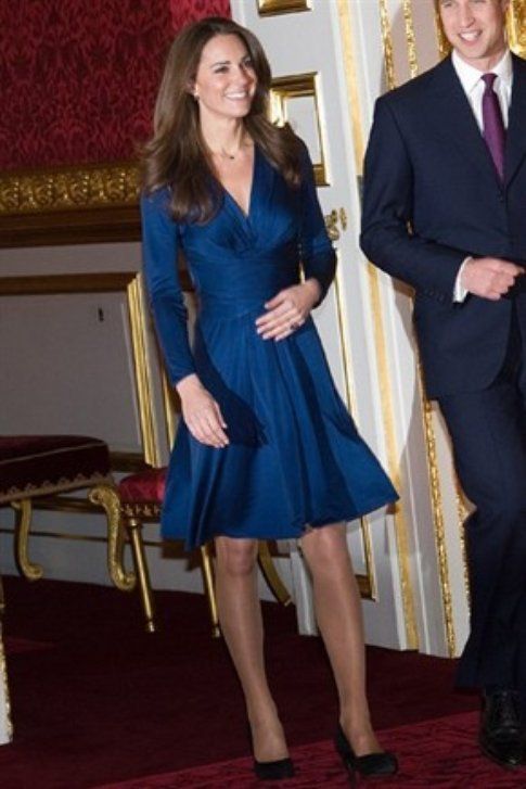 Kate  Middleton e le calze color carne