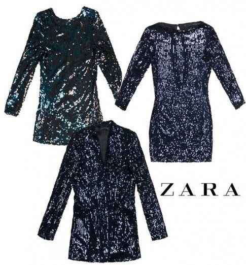 Proposte in paillettes di Zara