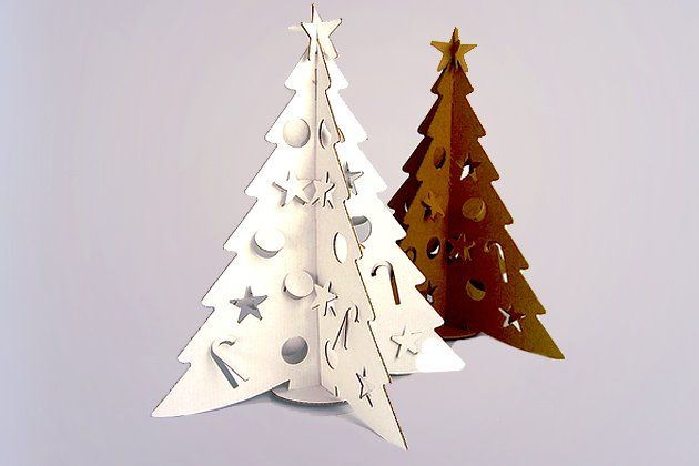 Alberi di natale di design? Una selezione e un'idea per il fai da te