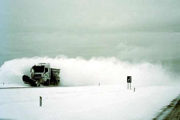 Islanda: bufere di vento e neve