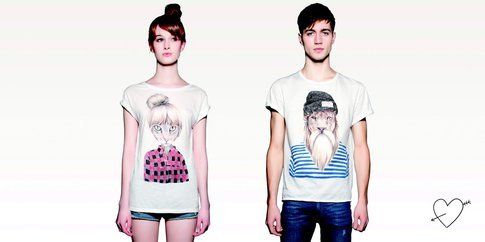 Le tee Just Love di Pull & Bear