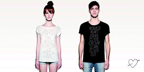 Le tee Just Love di Pull & Bear