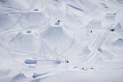 Non è un render 3D ma lo snowpark di Silvretta