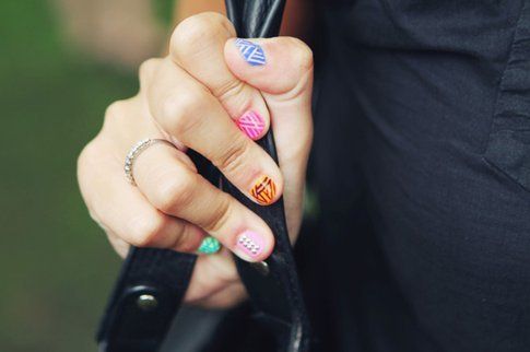 Nail art semplice