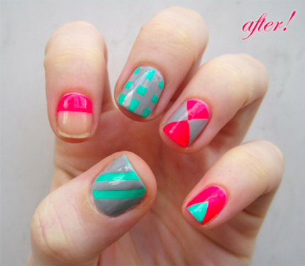 Nail art passo passo: decorazioni geometriche