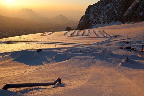 Dachstein al tramonto