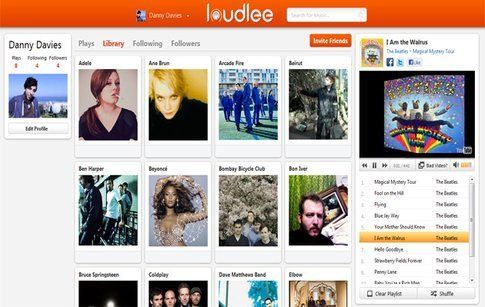 Loudlee il social per ascoltare musica