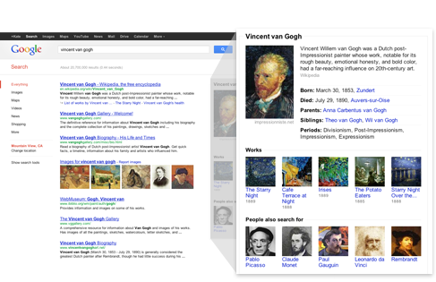 Novità in casa Google: arriva Knowledge Graph