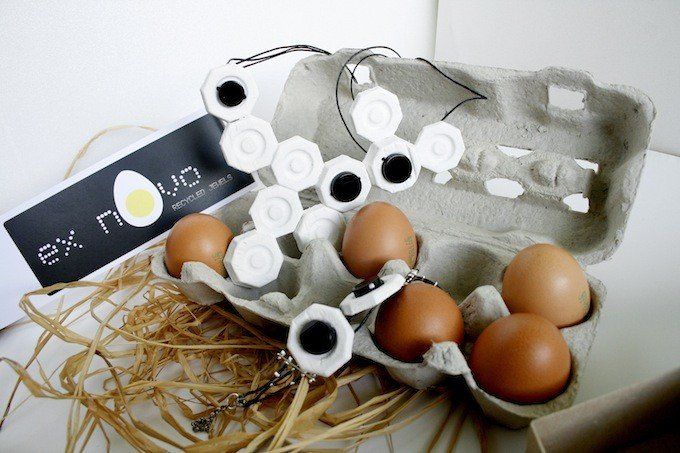 Ex-nOvo: gioielli di riciclo con il packaging delle uova
