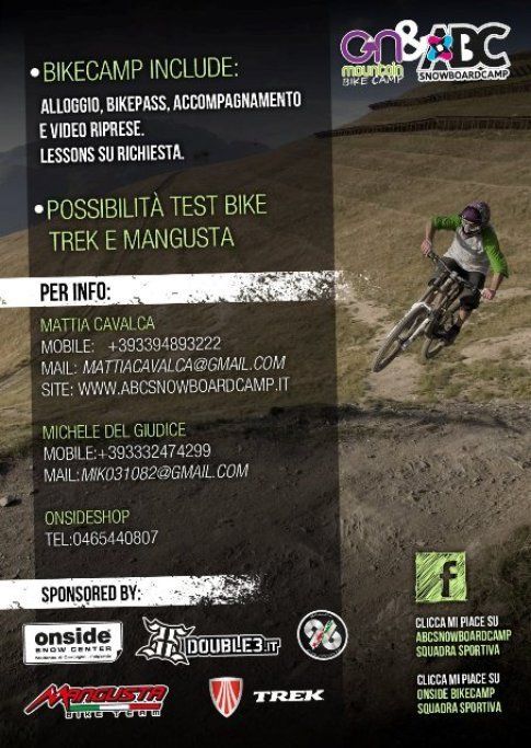 ABC propone anche un downhill camp