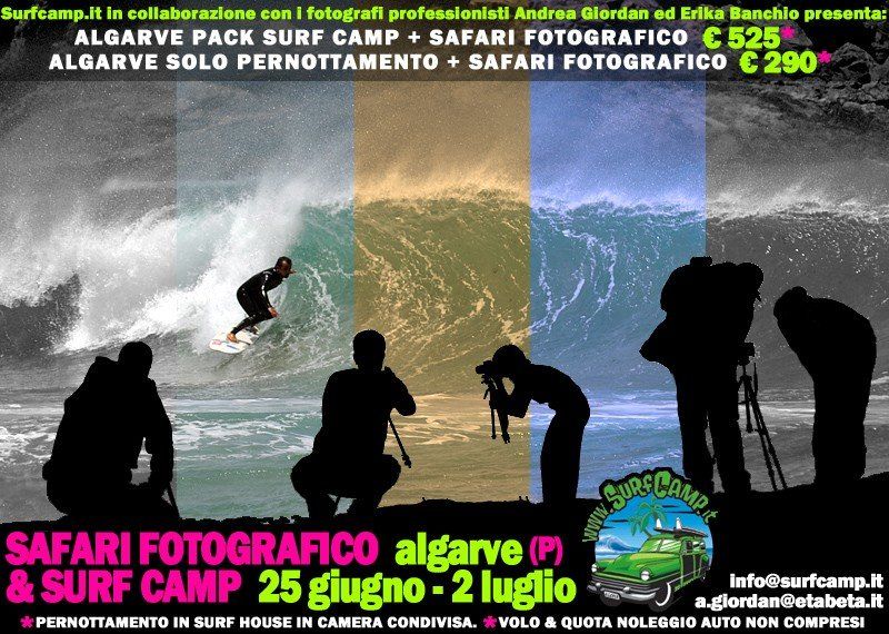 Surf Camp e Corso di Fotografia