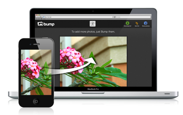 Bump: scarica le tue foto da smartphone al tuo PC