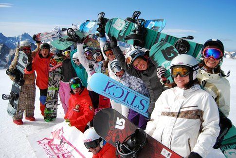 Ragazza Viziata, il camp di 6punto9 a Les Deux Alpes