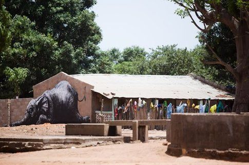 Gambia Street Art, ROA