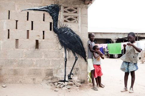 Gambia Street Art, ROA
