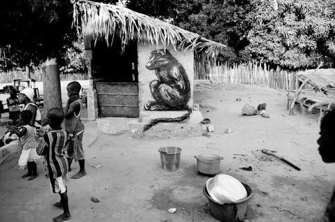 Gambia Street Art, ROA