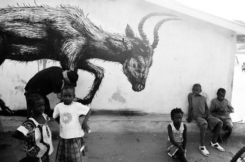 Gambia Street Art, ROA