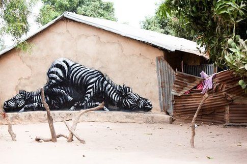 Gambia Street Art, ROA