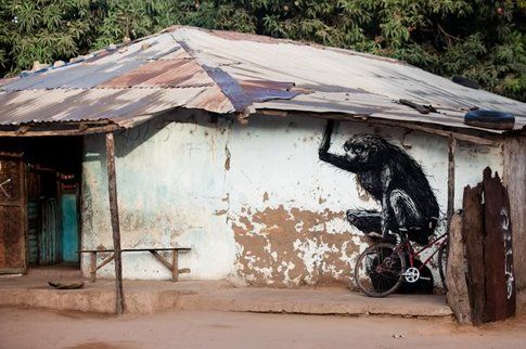 Gambia Street Art, ROA