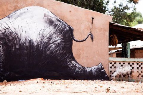 Gambia Street Art, ROA