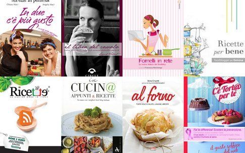 alcuni dei libri scritti o fatti in collaborazione di foodblogger