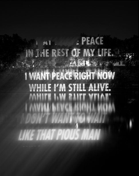 Jenny Holzer - In My Life, On My Life, Roma 2007