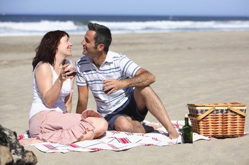 pic-nic sulla spiaggia