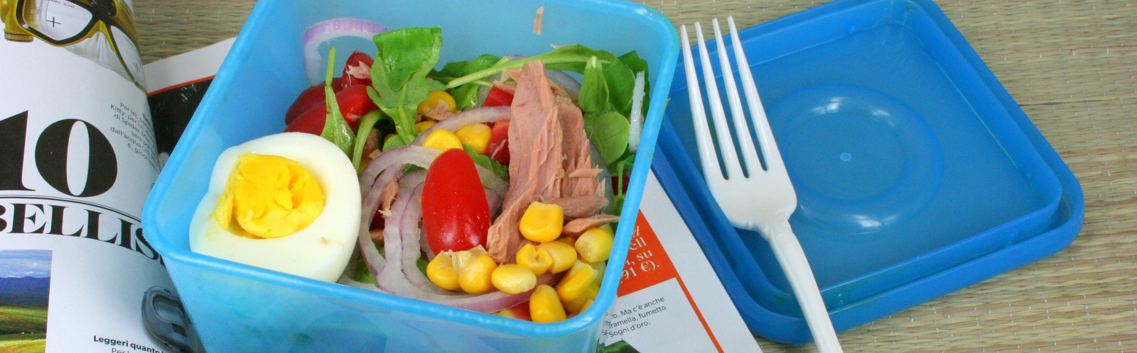 Un'insalatona semplice ma ricca per la spiaggia!